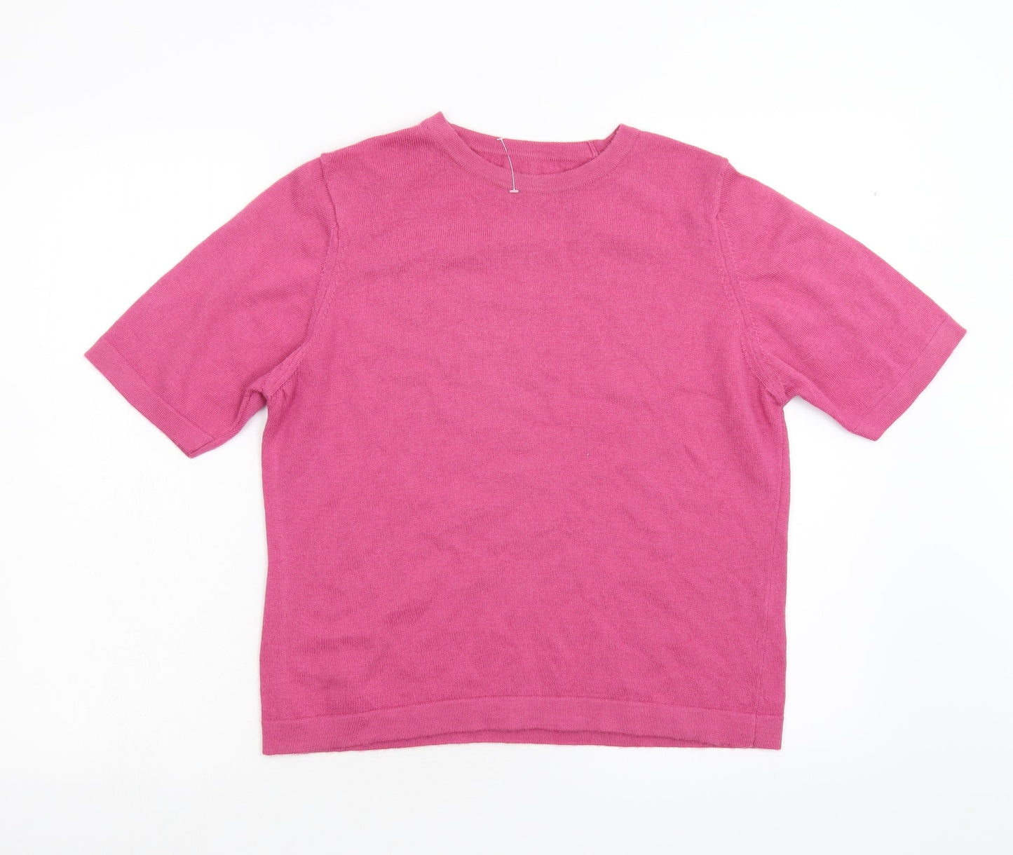 Womens UK Size M Preworn Pink Pullover Jumper