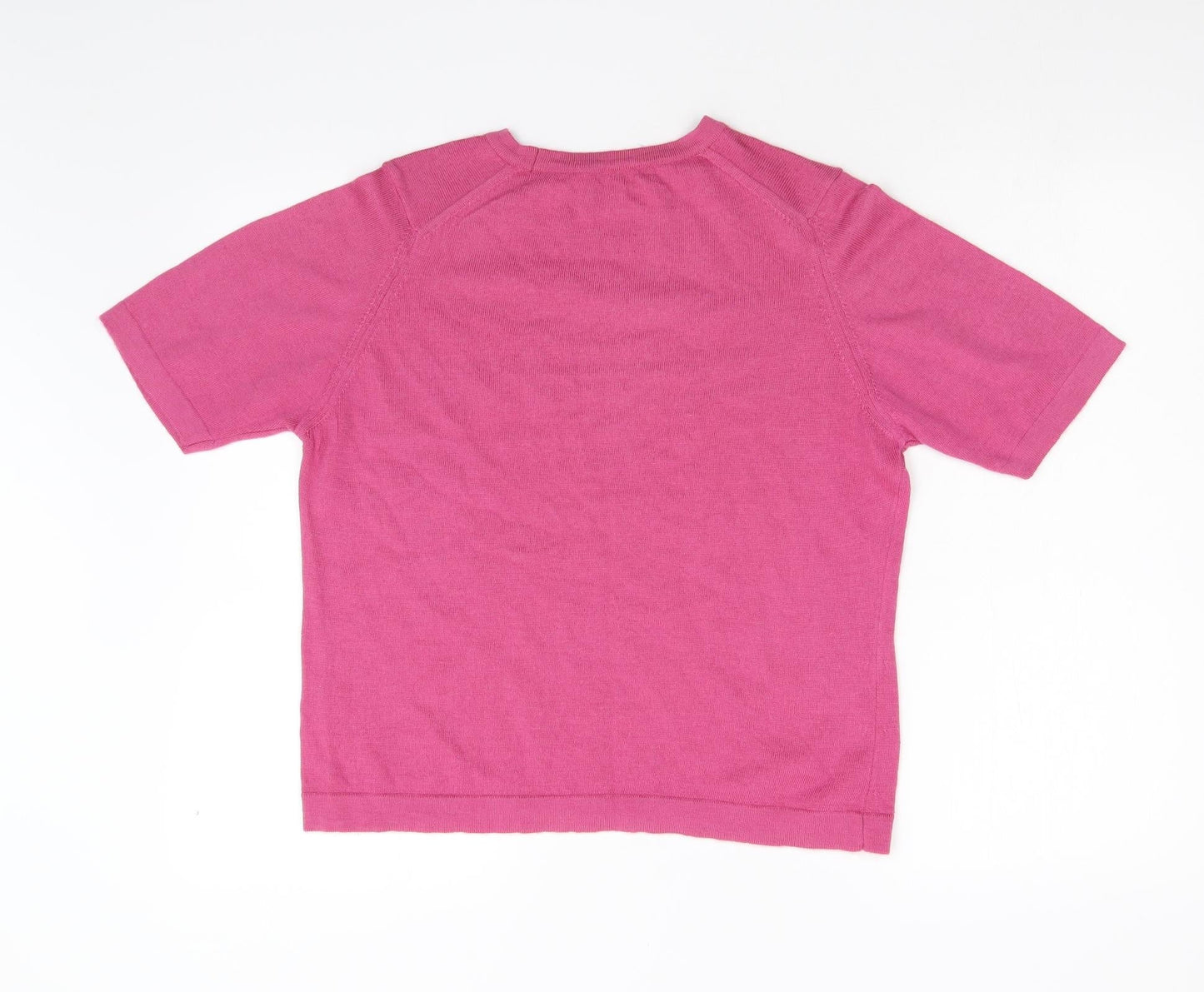 Womens UK Size M Preworn Pink Pullover Jumper