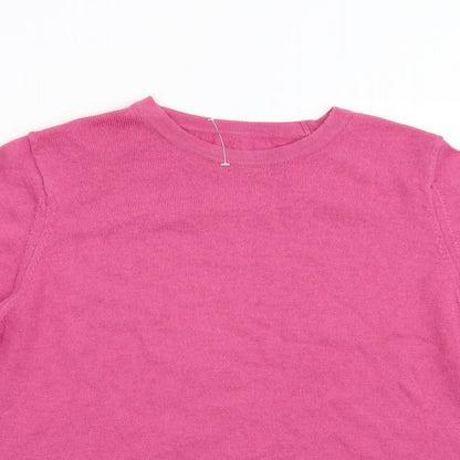 Womens UK Size M Preworn Pink Pullover Jumper