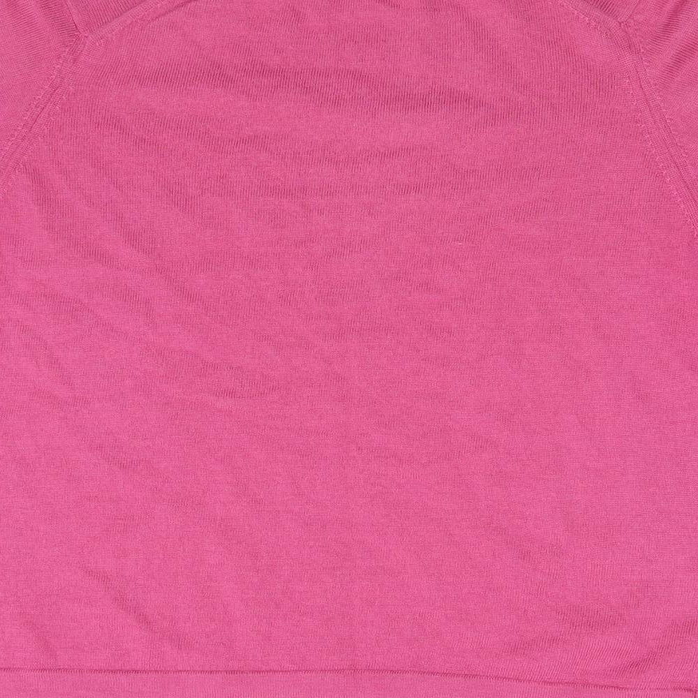 Womens UK Size M Preworn Pink Pullover Jumper