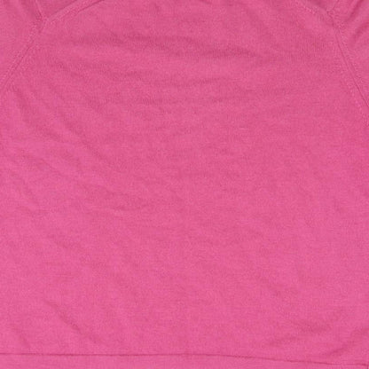 Womens UK Size M Preworn Pink Pullover Jumper