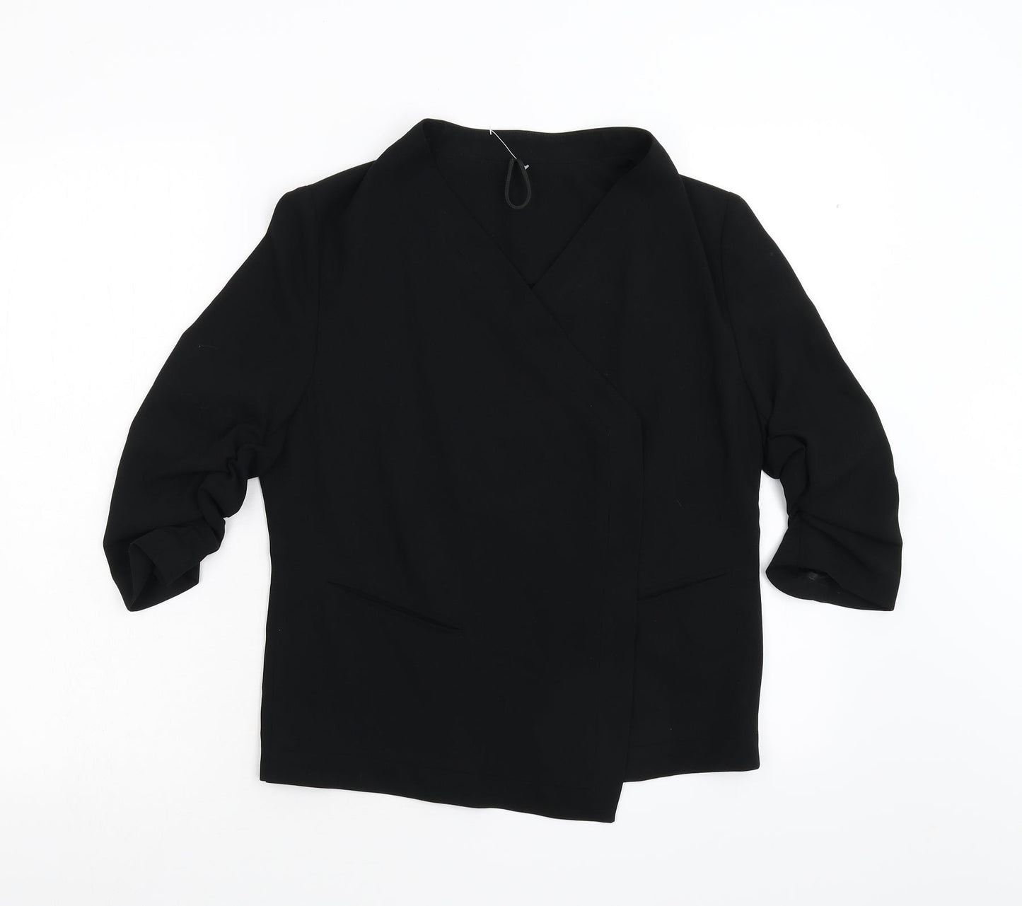 Womens UK Size S Preworn Regular Black Suit Jacket