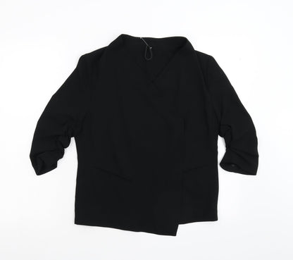 Womens UK Size S Preworn Regular Black Suit Jacket