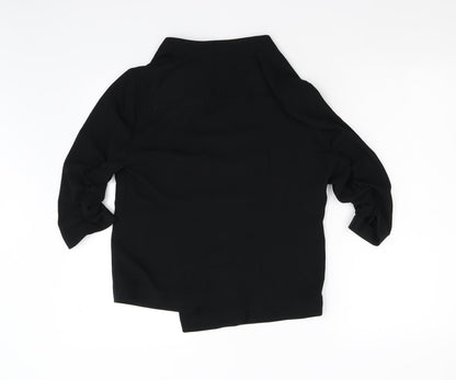 Womens UK Size S Preworn Regular Black Suit Jacket