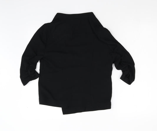 Womens UK Size S Preworn Regular Black Suit Jacket