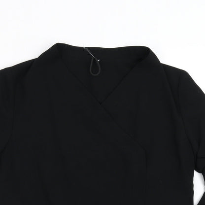 Womens UK Size S Preworn Regular Black Suit Jacket