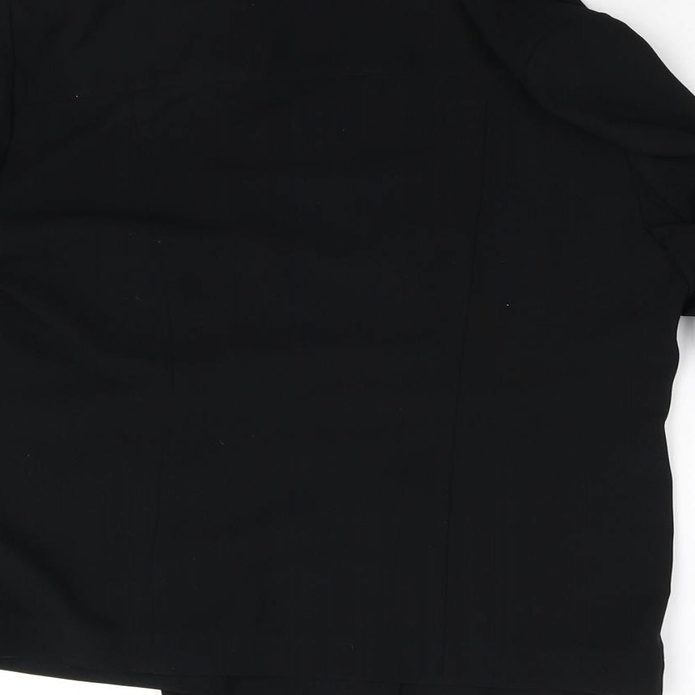 Womens UK Size S Preworn Regular Black Suit Jacket