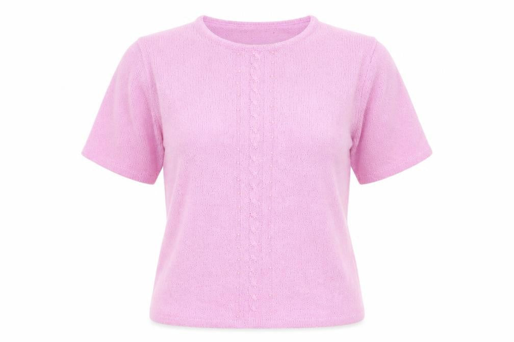 Womens UK Size M EWM Pink Pullover Jumper