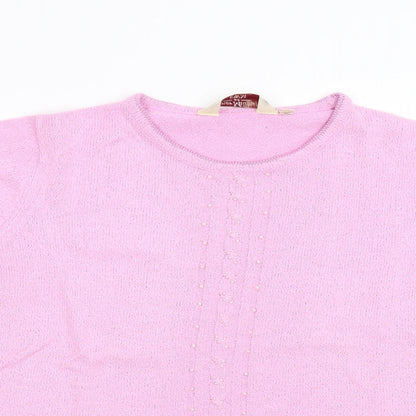 EWM Womens Pink   Pullover Jumper Size M