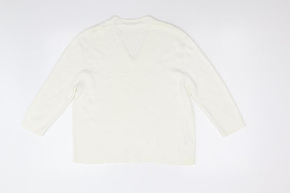 Womens UK Size L Country Casuals Ivory Pullover Jumper