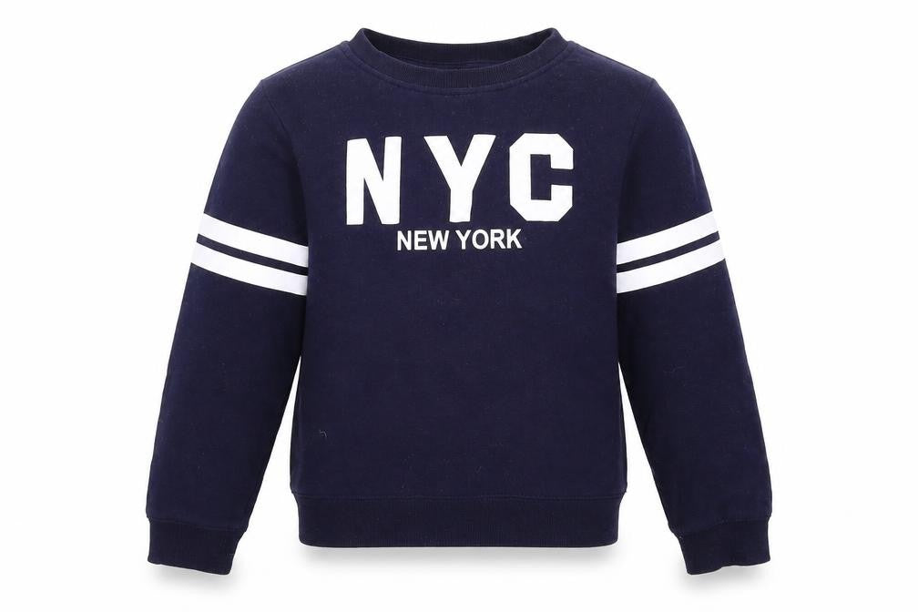 YD Boys Blue   Pullover Sweatshirt Size 8-9 Years
