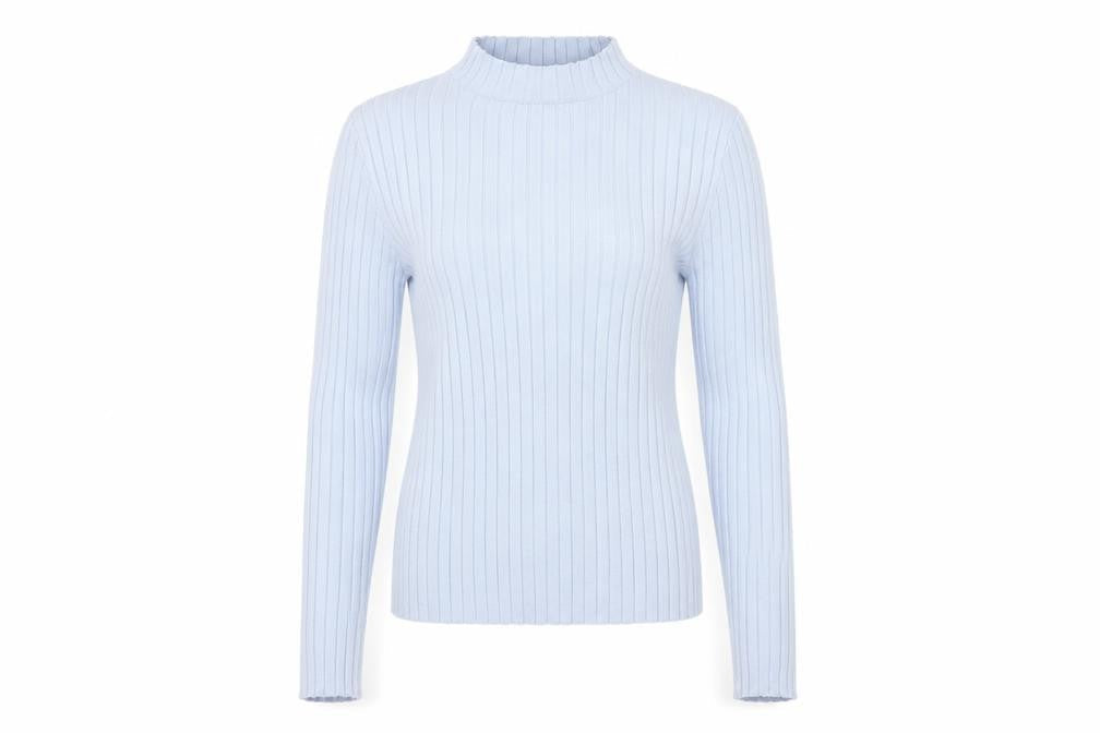 Womens UK Size M SheIn Blue Pullover Jumper