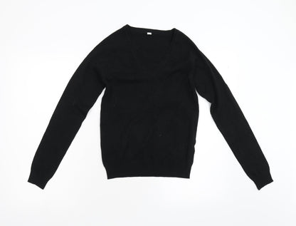 Womens UK Size M Preworn Black Pullover Jumper