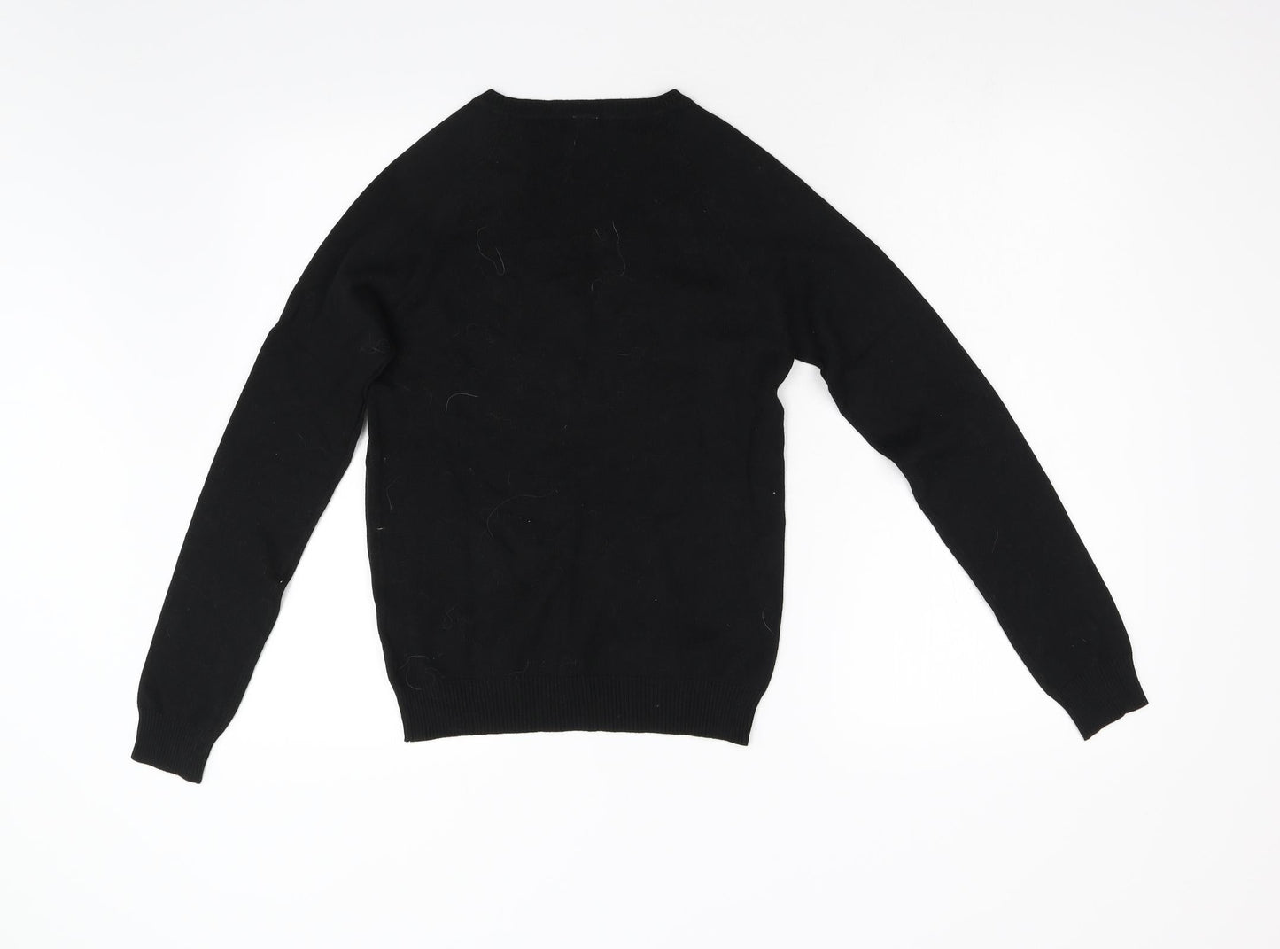 Womens UK Size M Preworn Black Pullover Jumper
