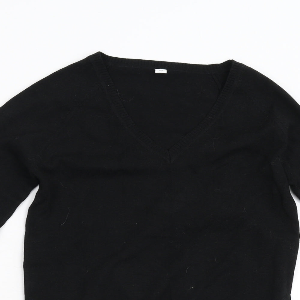 Womens UK Size M Preworn Black Pullover Jumper