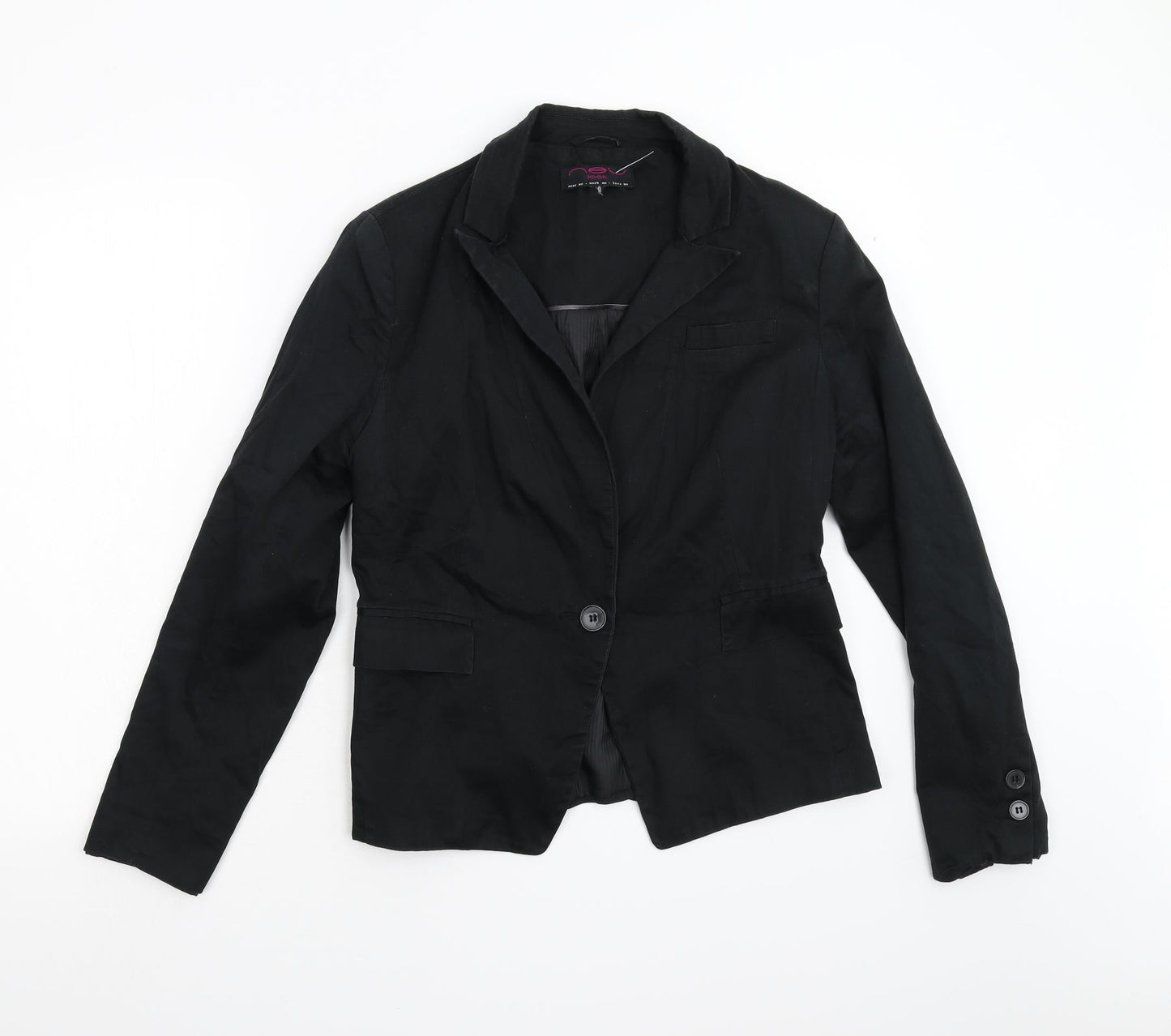 New Look Womens Black   Jacket Blazer Size 14