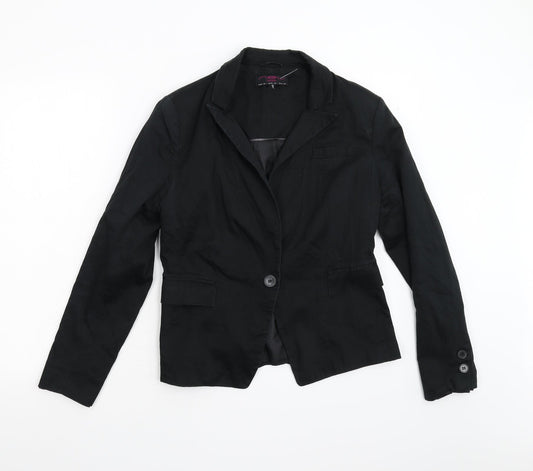 New Look Womens Black   Jacket Blazer Size 14
