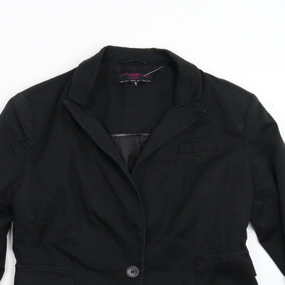 New Look Womens Black   Jacket Blazer Size 14