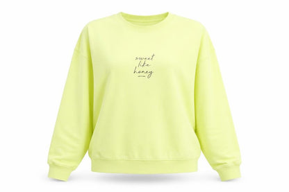New Look Womens Yellow   Pullover Sweatshirt Size M