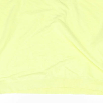 New Look Womens Yellow   Pullover Sweatshirt Size M