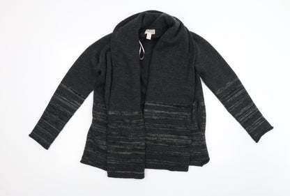 FOREVER 21 Womens Grey   Cardigan Jumper Size L