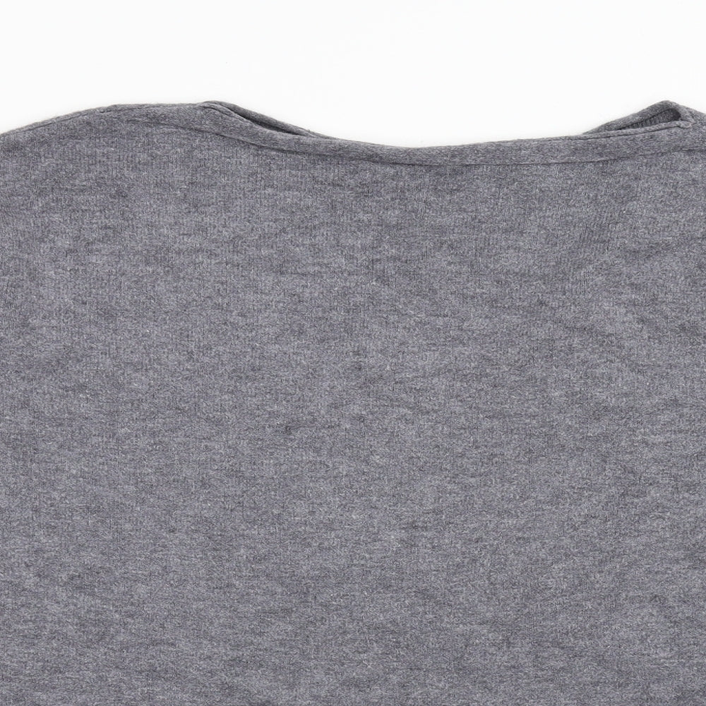 Womens UK Size L Preworn Grey Pullover Jumper