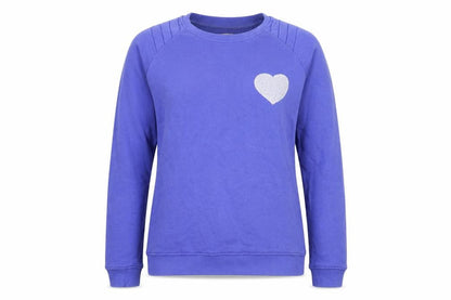 Karssan Womens Blue   Pullover Sweatshirt Size XS