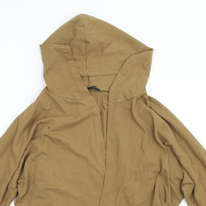 I SAW IT FIRST Womens Brown   Cardigan Hoodie Size XS
