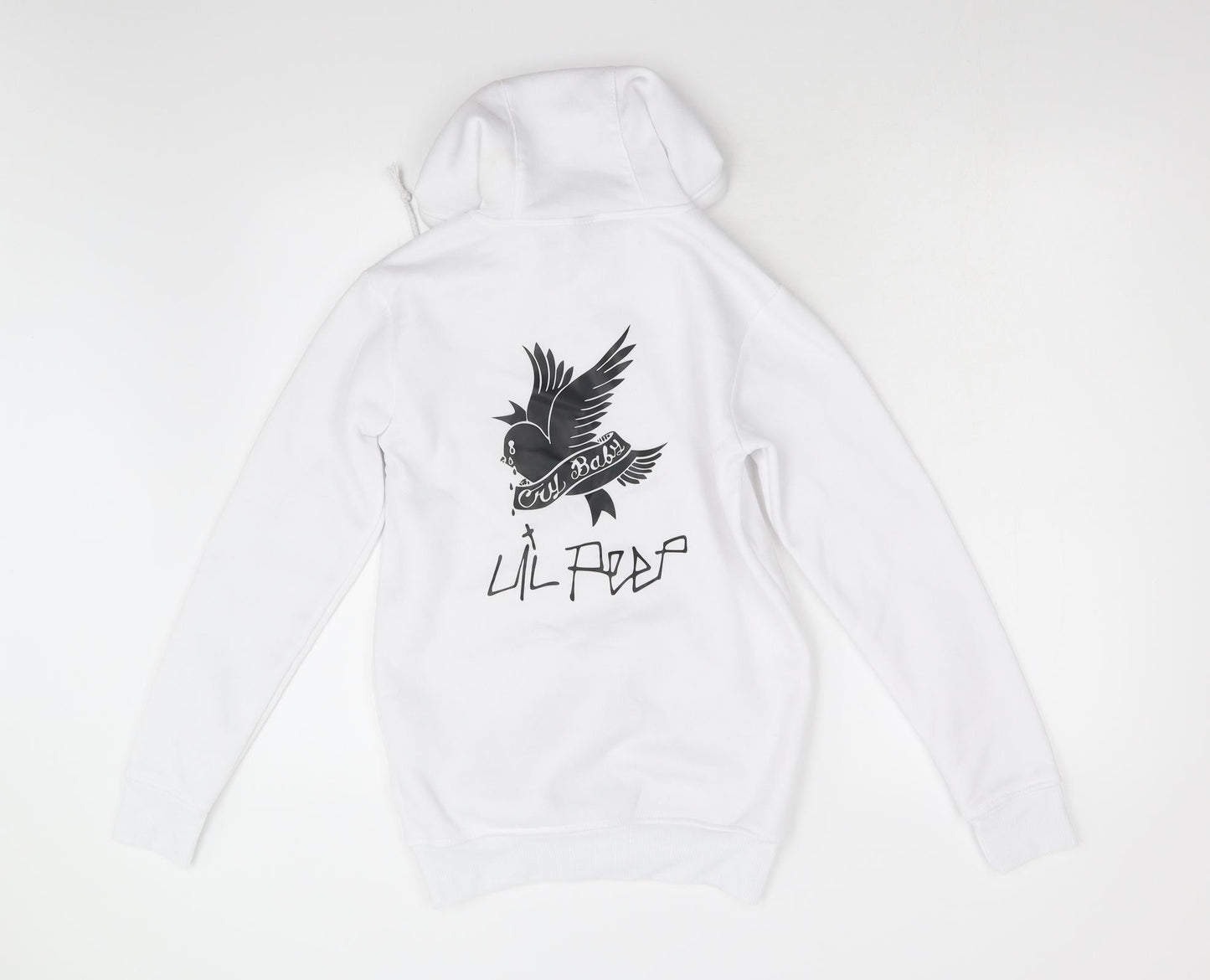 Cry Baby Womens White   Pullover Hoodie Size 2XS