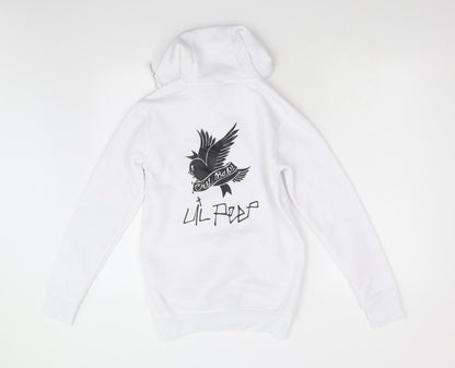 Cry Baby Womens White   Pullover Hoodie Size 2XS
