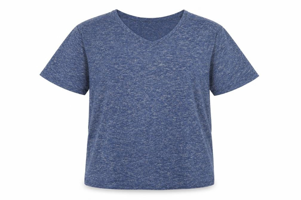 Womens UK Size 8 Topshop Blue Basic T-Shirt