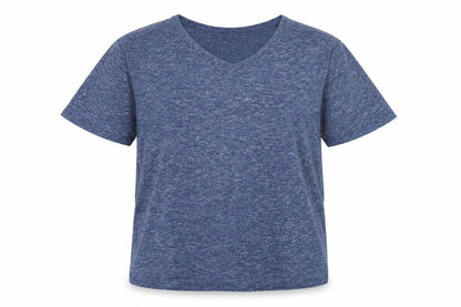 Womens UK Size 8 Topshop Blue Basic T-Shirt