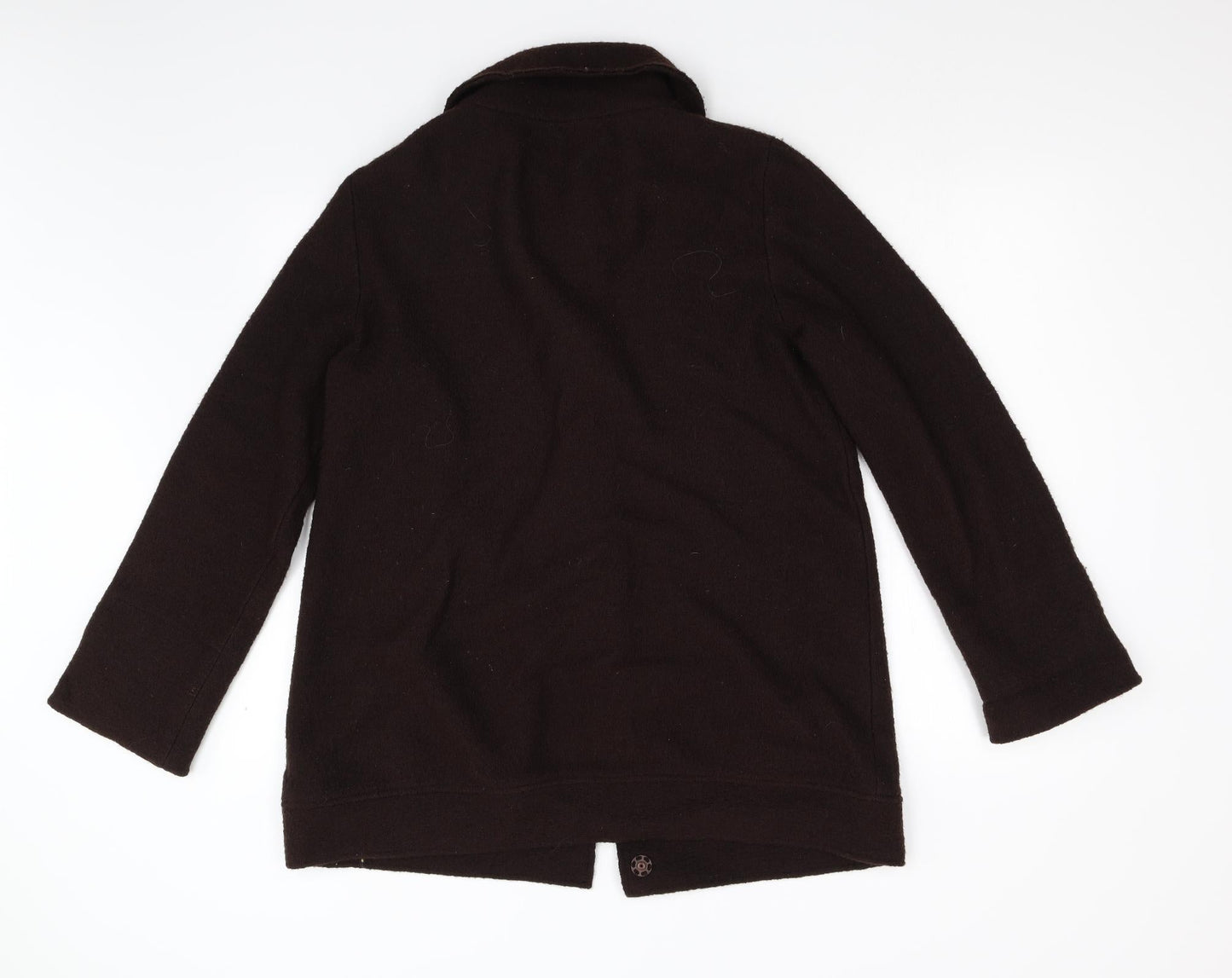 Womens UK Size L Zara Brown Overcoat