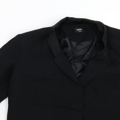 Oasis Womens Black   Jacket Blazer Size 10