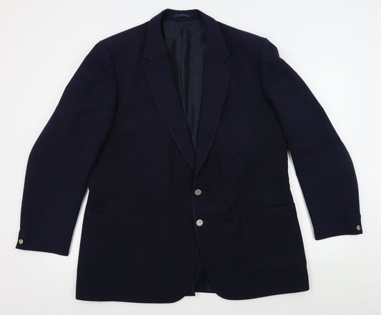 Mens UK Size M St Michael Regular Blue Suit Jacket