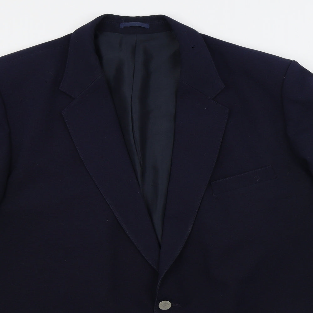 Mens UK Size M St Michael Regular Blue Suit Jacket