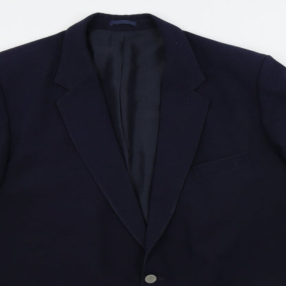 Mens UK Size M St Michael Regular Blue Suit Jacket