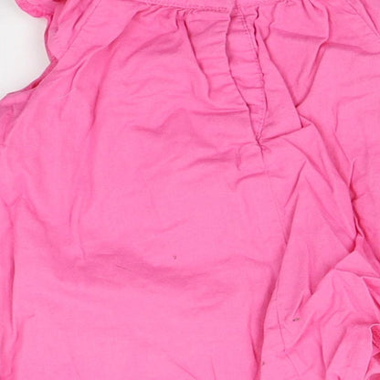 st bernard Girls Pink   A-Line  Size 6-9 Months  - Butterflies