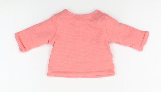 Preworn Girls Pink   Jacket  Size 3-6 Months