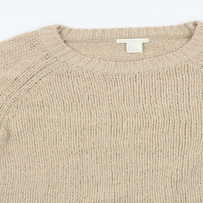 Womens UK Size S H&M Beige Pullover Jumper