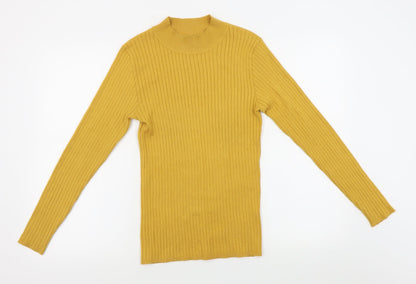 Primark Womens Yellow   Pullover Jumper Size L