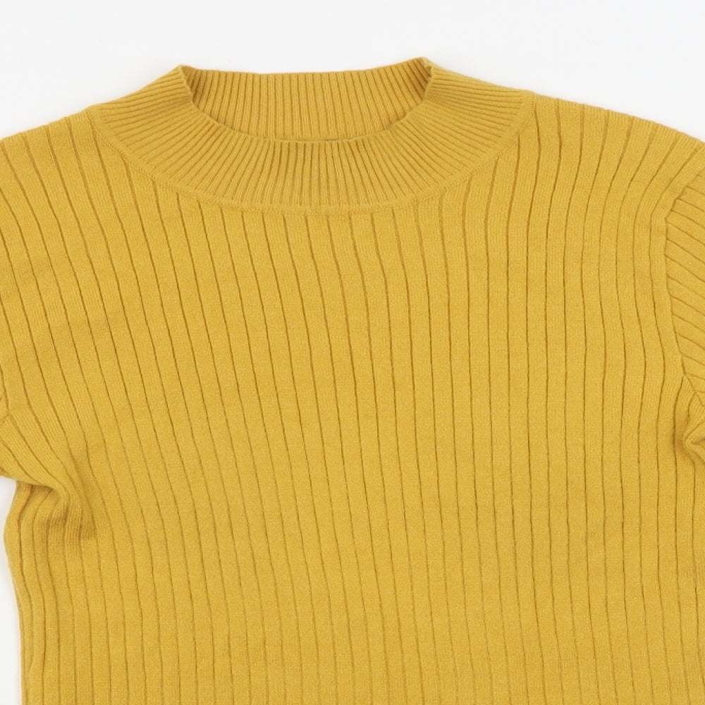 Primark Womens Yellow   Pullover Jumper Size L