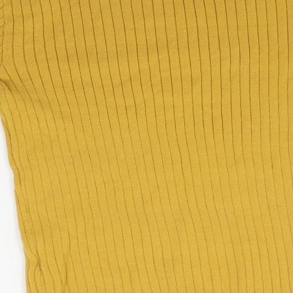 Primark Womens Yellow   Pullover Jumper Size L