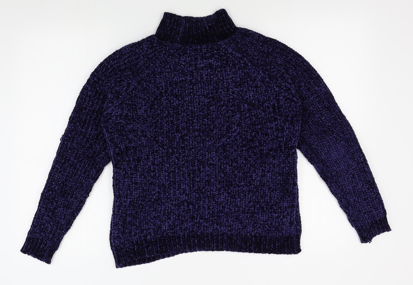 Womens UK Size 12 M&Co Blue Pullover Jumper
