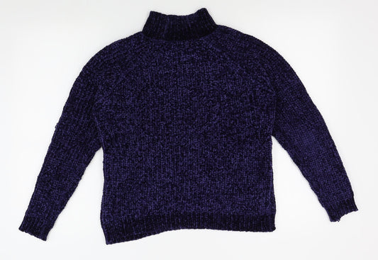 Womens UK Size 12 M&Co Blue Pullover Jumper