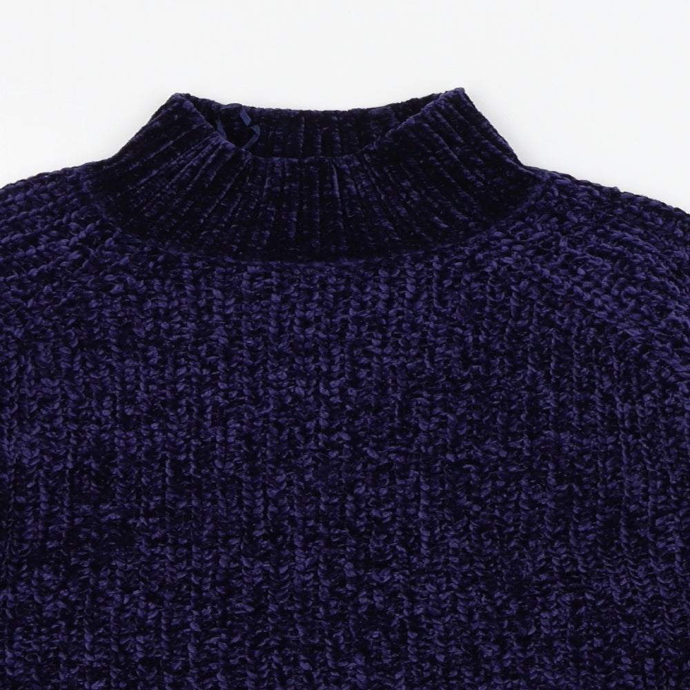 Womens UK Size 12 M&Co Blue Pullover Jumper