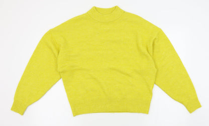 Womens UK Size S H&M Yellow Pullover Jumper