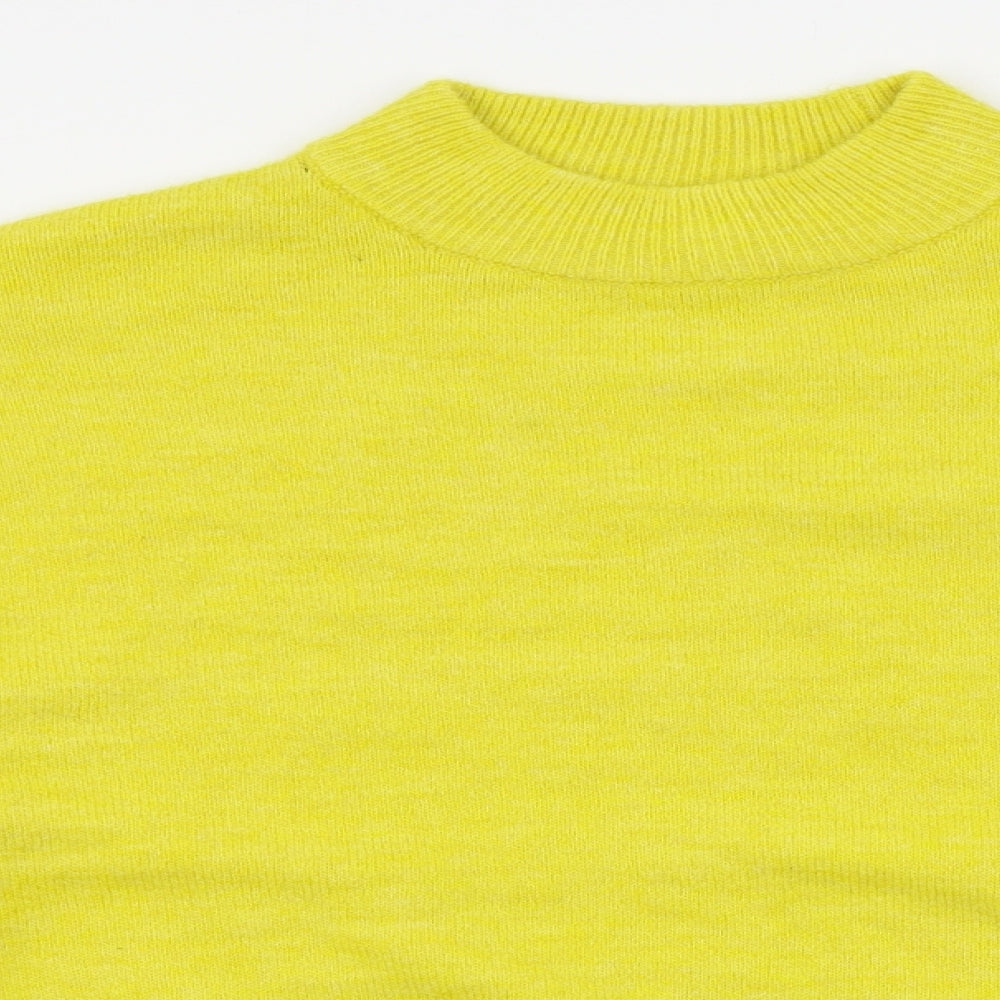 Womens UK Size S H&M Yellow Pullover Jumper