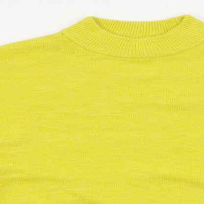 Womens UK Size S H&M Yellow Pullover Jumper