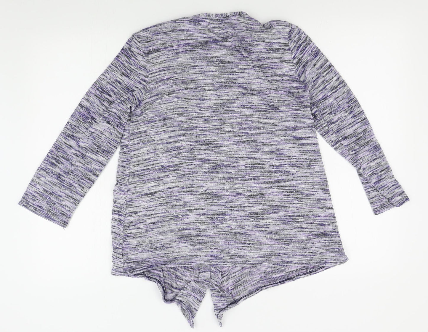 Womens UK Size 12 Lakeland Purple Cardigan Jumper